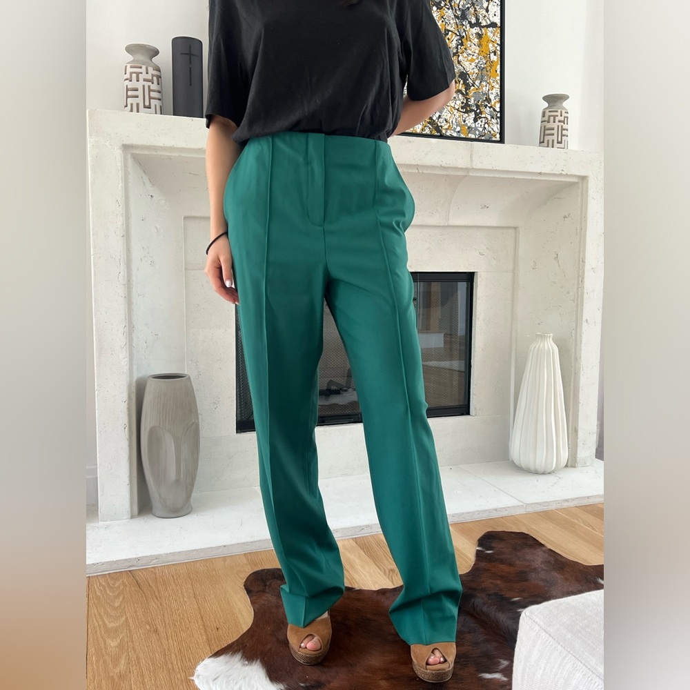 Diane Von Furstenberg wool blend straight leg dress pants size 6